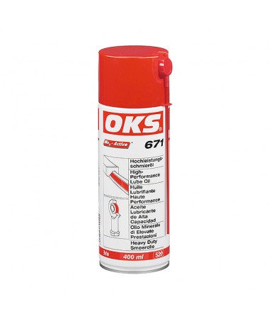 OKS 671 Spray ulei cu mare randament de lubrifiere si cu lubrifianti solizi